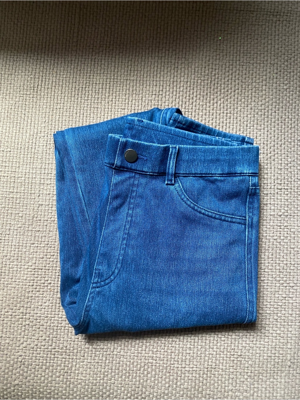 UNIQLO Extra Stretch Denim Legging Pants - Medium Blue - M